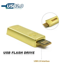 Usb флэш-накопитель U диск 32 Гб водонепроницаемый супер слиток/золотой слиток usb 2,0 флэш-накопитель карта памяти 4 ГБ 8 ГБ 16 ГБ 32 ГБ