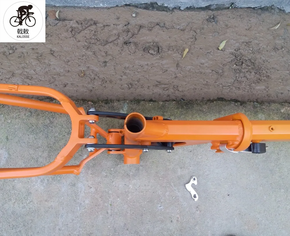 Perfect Kaloss  175mm rear hubs   20*4.0 inch soft-tail snow bike frame BB120mm  Folding Fat bike frame   Beach bike  frame 1