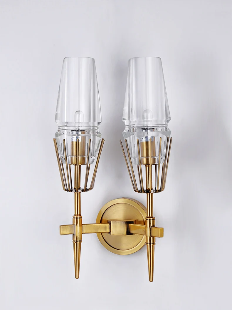 Indústria de Cobre Arte em Vidro Lâmpada de Parede Cabeça de Personalidade Estilo Loft Nordic Americano Retro Máquina Corredor Quarto Simples Archaize 12 Retro Arte em Vidro Máquina Corredor Quarto