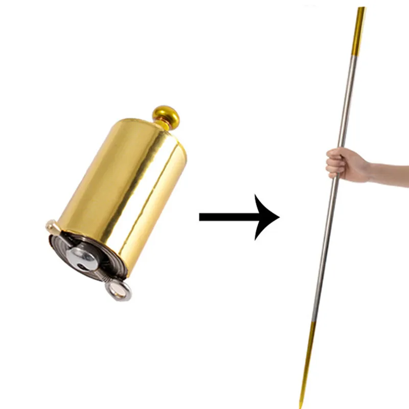 

5cm-110cm Self-defense Products Pure Steel Crowbar Telescopic Stick Protection Car with Titanium Alloy Steel Rod Magic Toy