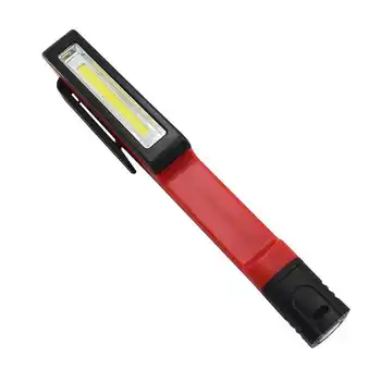 

Portable Penlight Working Light COB LED Pocket Flashlight Magnetic Pen Clip Hand Torch for Camping Hunting Car Repair