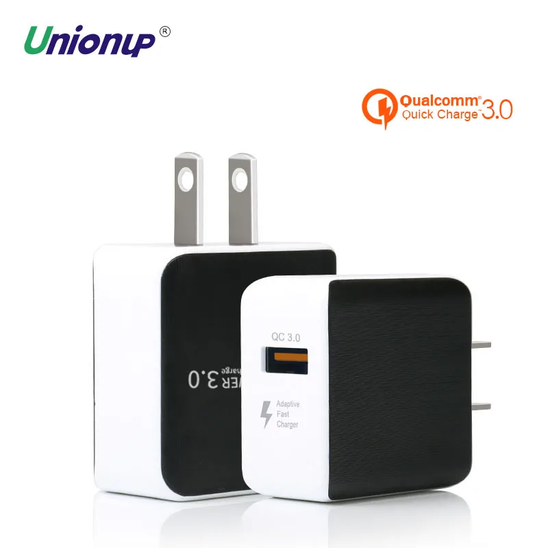 

Unionup Quick Charge QC3.0 USB Charger 19W US/EU Plug Travel Charger Adapter Fast Charge For Mobile Phone Xiaomi Redmi 4X 5plus