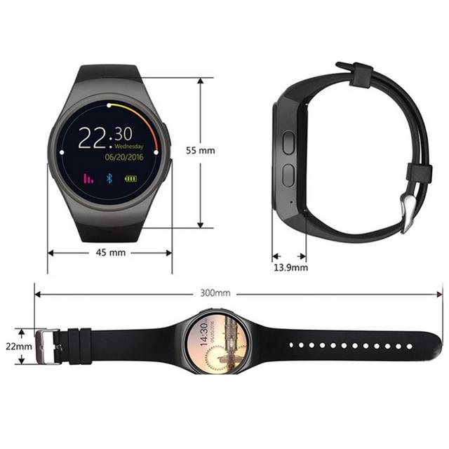 Kaimorui Smart Watch Men Passometer Monitor Heart Rate Phone watch SIM Card for IOS Android Bluetooth Watch Smart