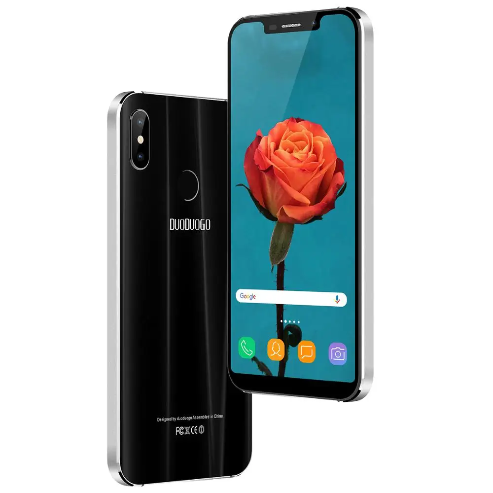 TEENO DUODUOGO 4S Mobile Phone Android 7.0 5.85''Waterdrop screen 3GB+32GB Fingerprint celular 4G Smartphone unlocked cell phone