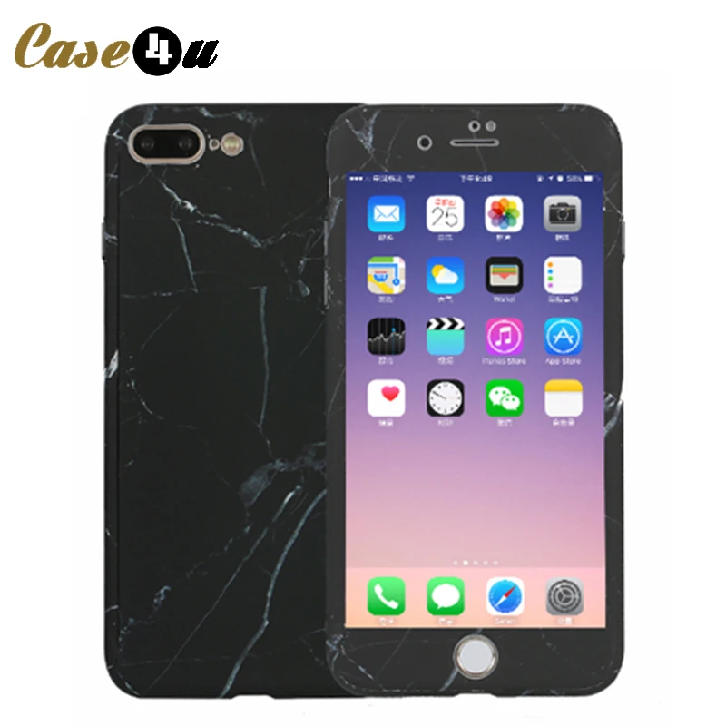 Гибридный чехол с мраморным камнем для iPhone 7 8 6s 6 Plus X 10 capinhas чехлы телефонов +