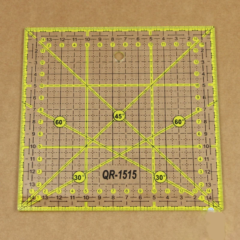 

Transparent Quilting Sewing Patchwork Ruler Cutting Tool Tailor Craft DIY Multi-functional patchwork ruler
