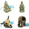 Artificial Island Stone Ancient Buddha Elephant Buddha Statue Resin Ornament Fish Tank Aquarium Decoration Reptile box Landscape ► Photo 1/6