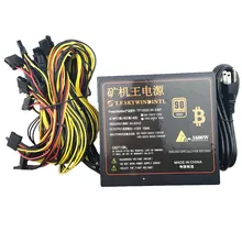 T F SKYWINDINTL 1600W PSU Power Supply For Computer 6 Video Card Mining Bitcoin Miner 1600W