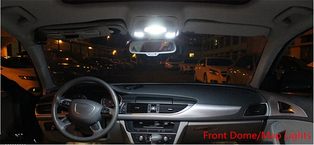 7 шт. для Audi A3 S3 8P от 2006 до 2013 светодиодов 12 в светильник посылка аров салона