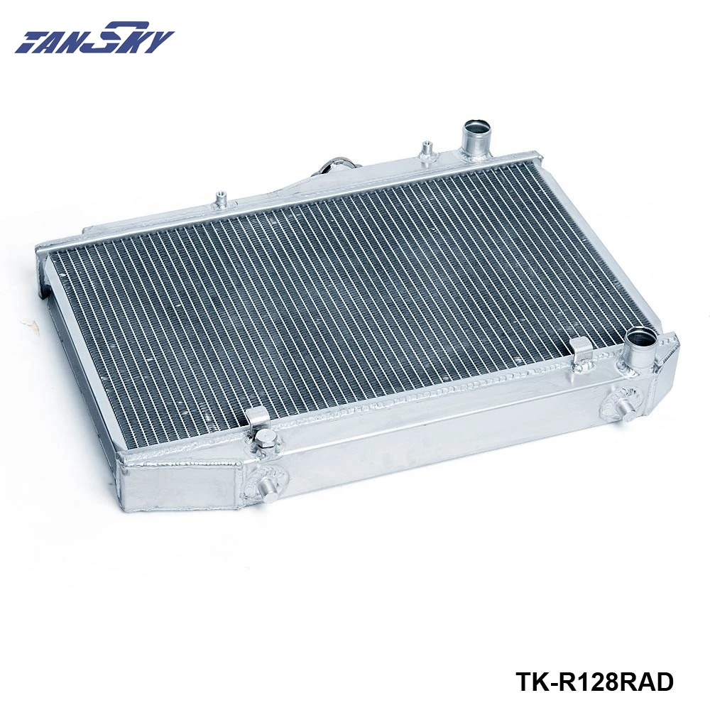 2Row Aluminium Radiator 12 Fan For 1979-1983 Toyota Corolla 1.6L 1.8L