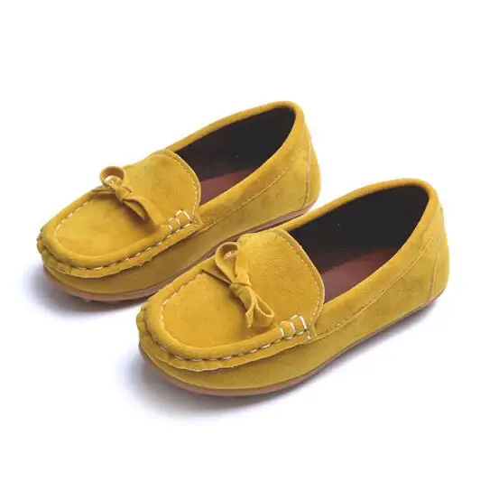 Всесезонная детская обувь из искусственной кожи; обувь для девочек; повседневные Мокасины; детская обувь; слипоны; Лоферы для мальчиков; детская обувь на мягкой подошве