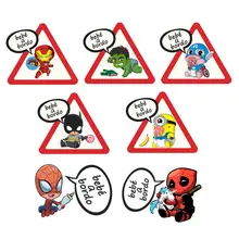Funny Spanish Baby on Board Car Sticker Creative cute Color Super Hero Waterproof Sticker for Car Window Tail Warning Sign Decal Funny Spanish Baby on Board Car Sticker Creative cute Color Super Hero Waterproof Sticker for Car Window Tail Warning Sign Decal