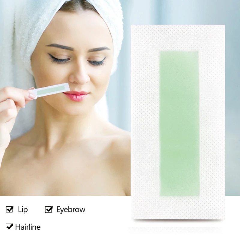 Facial Body Cloth Hair Remove Wax Strips Quickly Remove Fine Hair