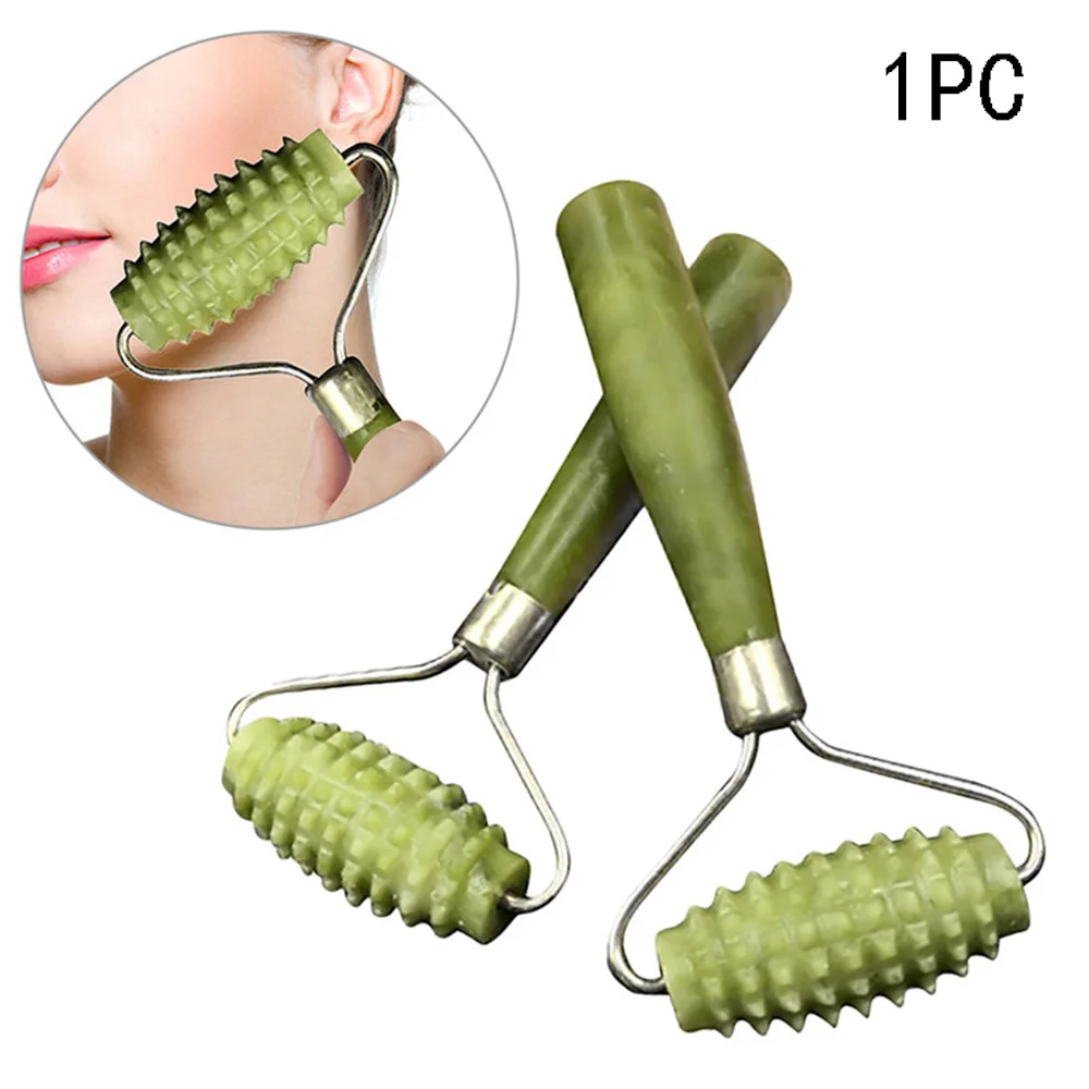 1 шт. портативный двойной массажный ролик для лица, для похудения, для тела, шеи, массажные инструменты, инструменты для похудения