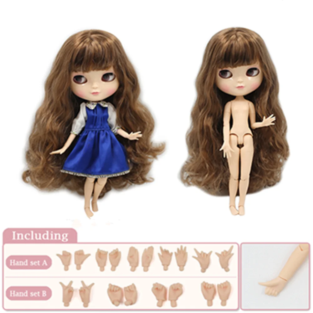 Premium 1/6 Scale Icy Doll with Soft Hair & Extra Hand Set - Makeup Edition