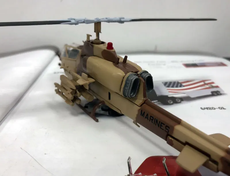 IXO 1/72 масштаб военная модель игрушки AH-1W SuperCobra вертолет литой металлический самолет модель игрушки для подарка/детей/Коллекция