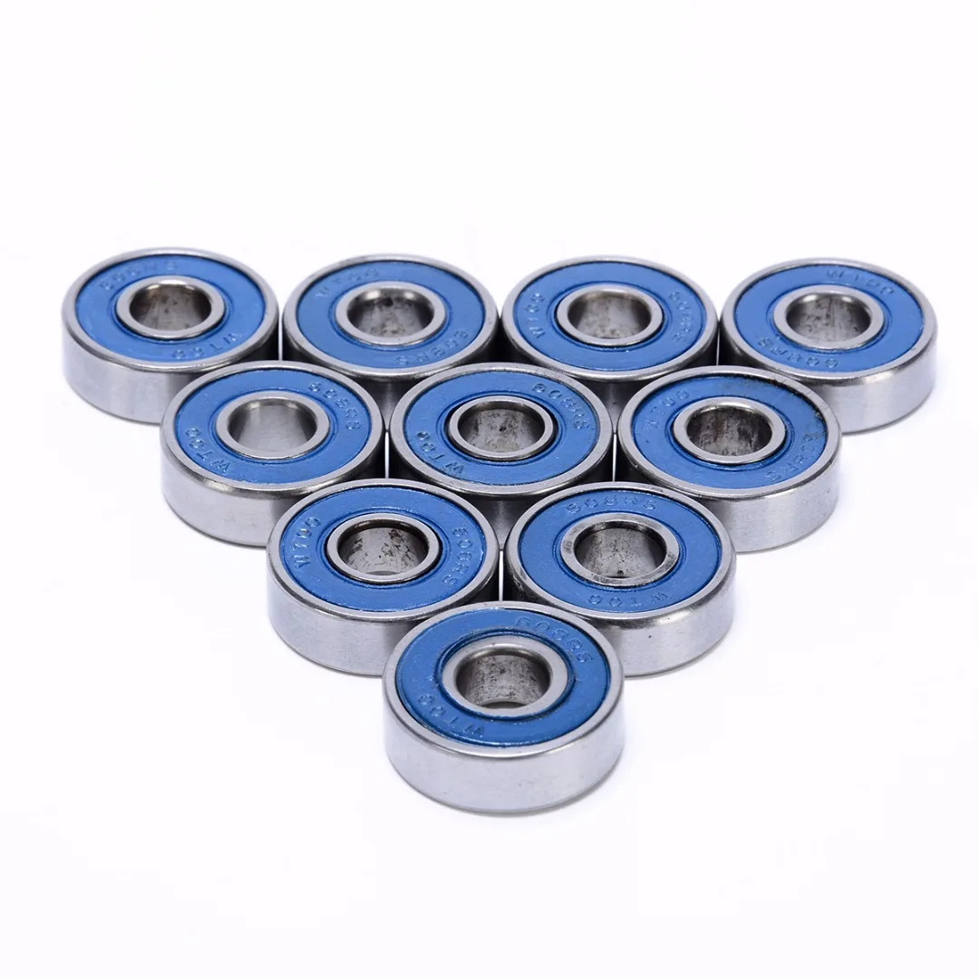 10pcs/lot High Quality Rubber Sealed 608-2RS Miniature Ball Bearings Deep Groove 8x22x7mm