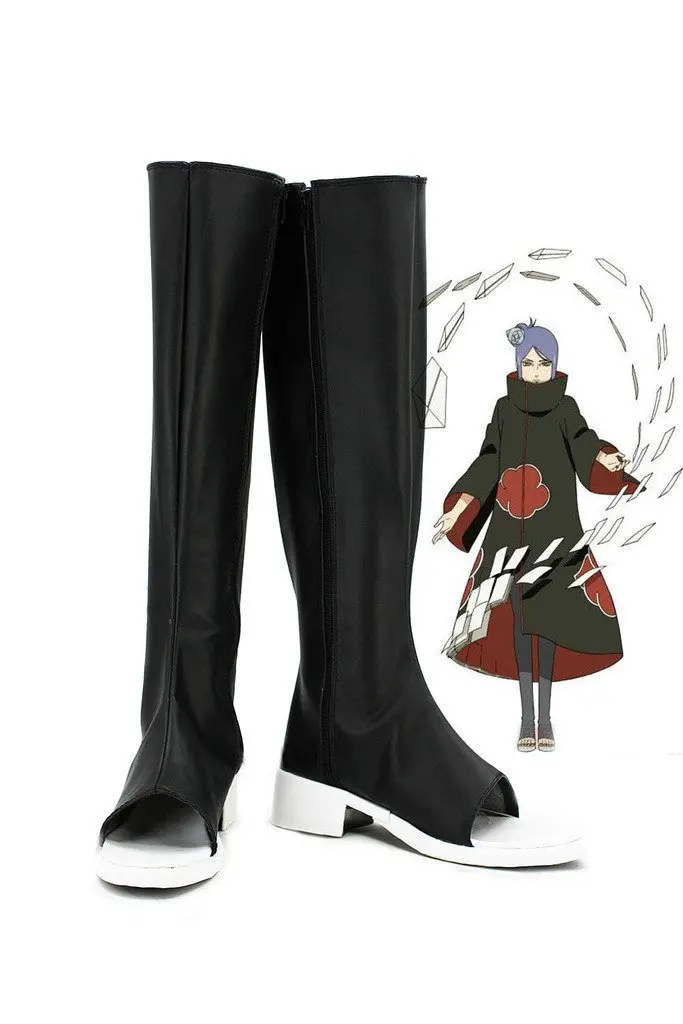 

Anime NARUTO Konan Cosplay Shoes Boots Custom Made