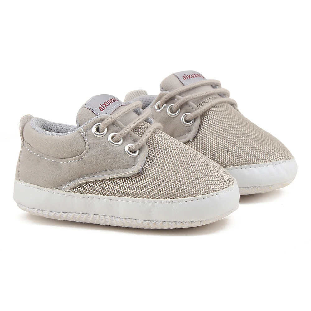 3 Color infantil Breathable Mesh Baby Toddler Child Autumn Winter Soft Bottom Lace-up Unisex Baby Shoes baby boy shoes