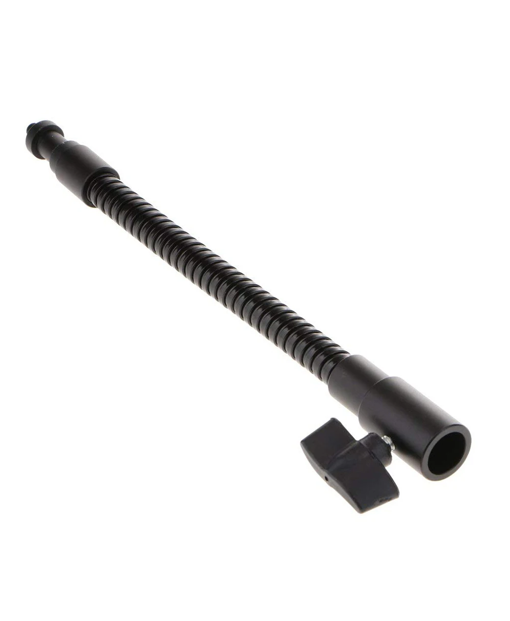 Bendable Flash Light Stand Black Steel Wire Pipe Overarm Bracket With 14 Screw Male Mount Adapter Camera Accessories (5)