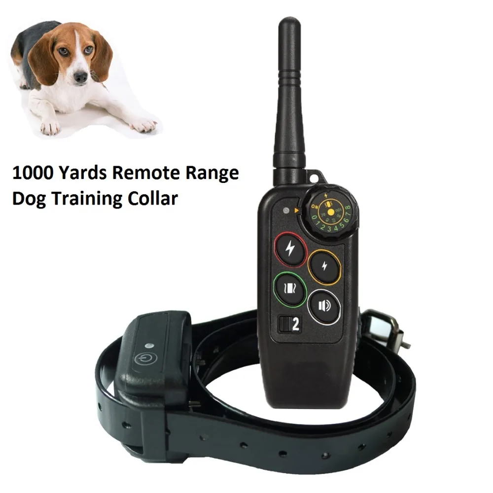 1000Yards Remote Dog Training Collar Waterproof Shock Collar for Dogs