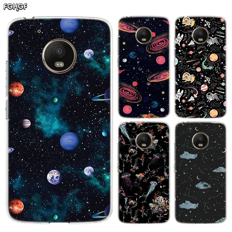 

Extraterrestrial Planets Silicone Hull Shell Back Case For Motorola MOTO G5 G5S G6 E4 E5 Plus G4 Play Riverdale Cover