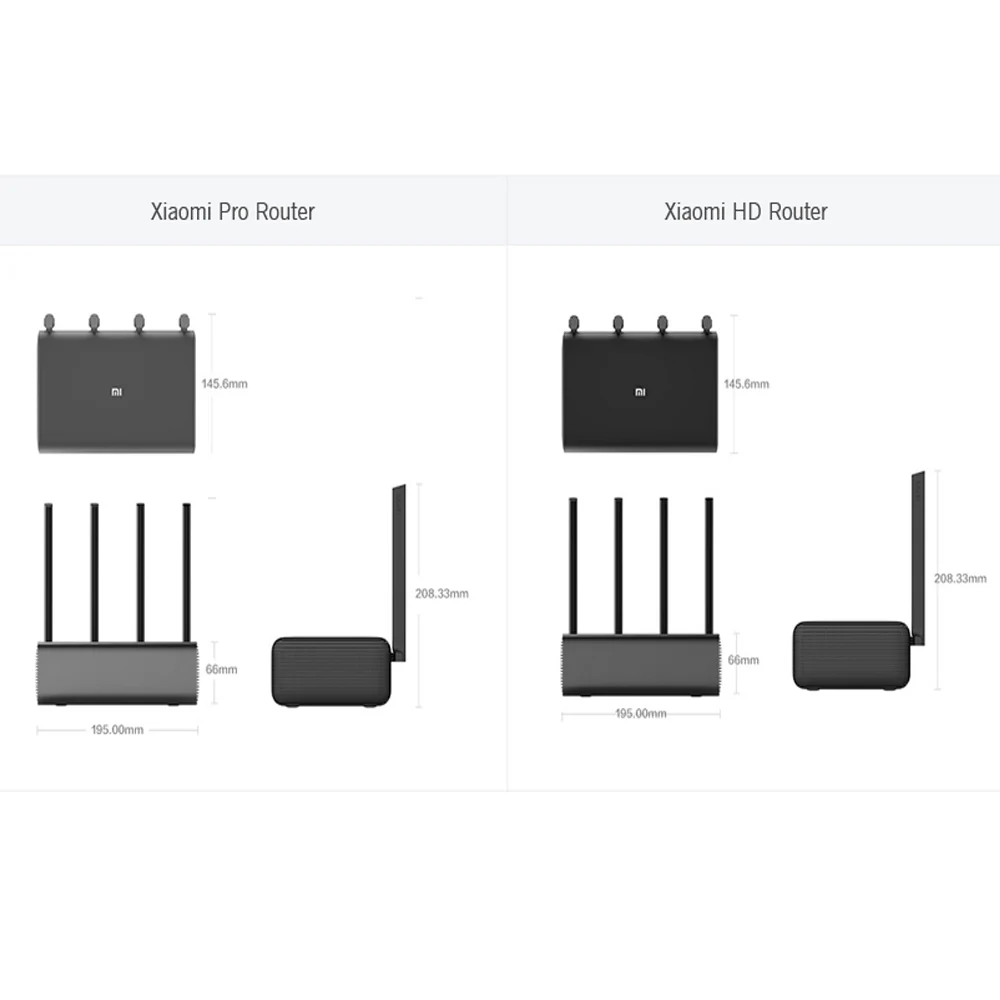  Original Xiaomi HD Router 2600Mbps 1TB HHD Smart Wireless Router HD 4 Antenna 2.4GHz+5.0GHz WiFi Ne