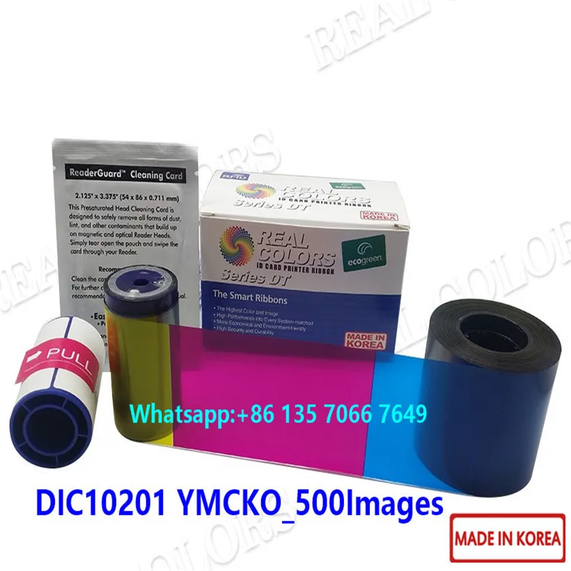 Универсальная цветная лента DIC10201 YMCKO_500 для принтера Matica DCP340 DCP240 | Компьютеры и