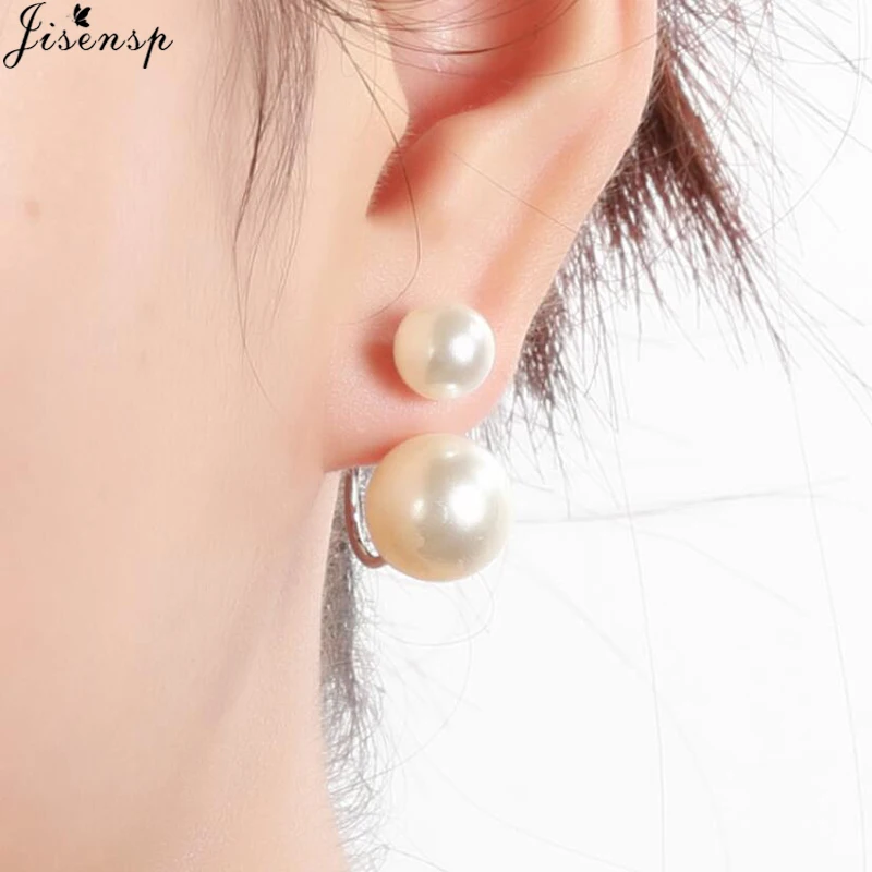 BIG-DEAL_ Fashion Stud Earrings Push Back Natural Freshwater Pearl Earrings Jewelry Stud Earrings for Women