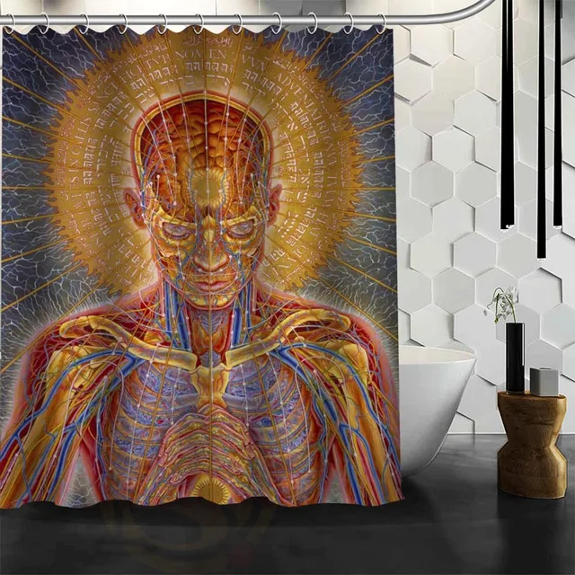 Custom Tool Band Rock Metal shower curtain new large European and