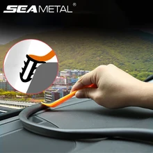 Уплотнительные полосы приборной панели автомобиля Автомобильный резиновый уплотнитель полосы универсальный для автомобилей Водонепроницаемый Звукоизоляция на автомобиль украшения полосы