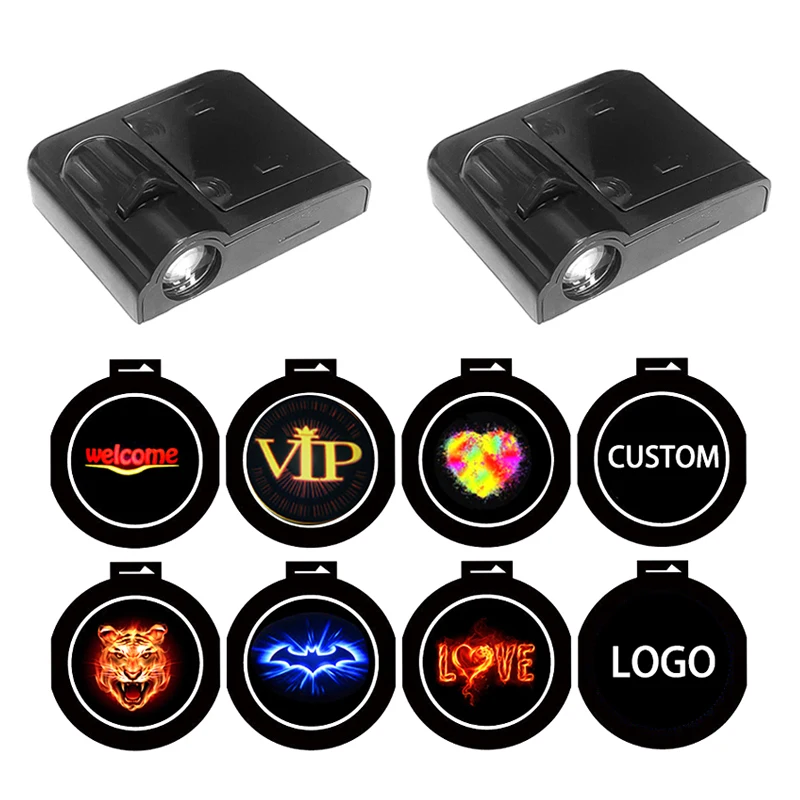 

1 piece LED universal door welcome sign light wireless projector laser light for Chevrolet Mazda Audi Ford Honda BMW Toyota Kia