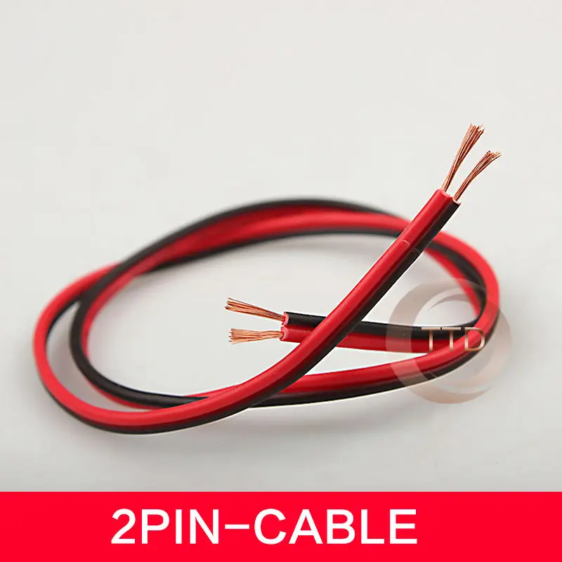 20 meters Electrical Wire Tinned Copper 2 Pin AWG 22 insulated PVC