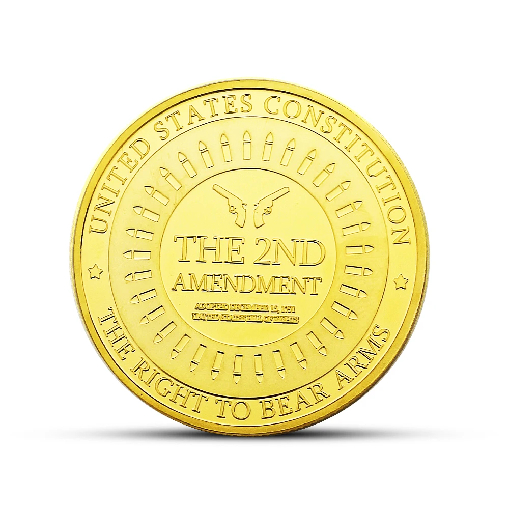 Challenge Coins США 2 е изменение сувенирная монета металлический значок коллекция