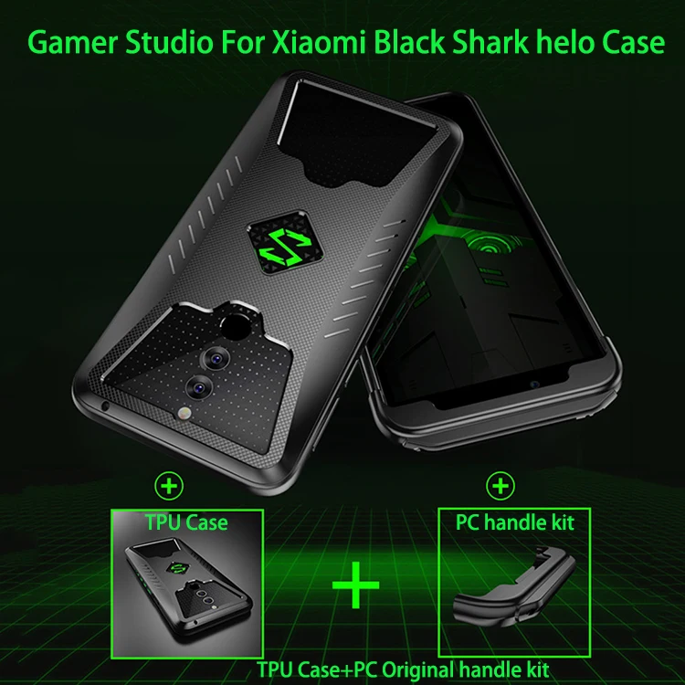 Чехол Xiaomi Black Shark 2, ALIVO Высококачественная защита из ТПУ+ Комплект ручек+ чехол с излучающим покрытием для black shark helo