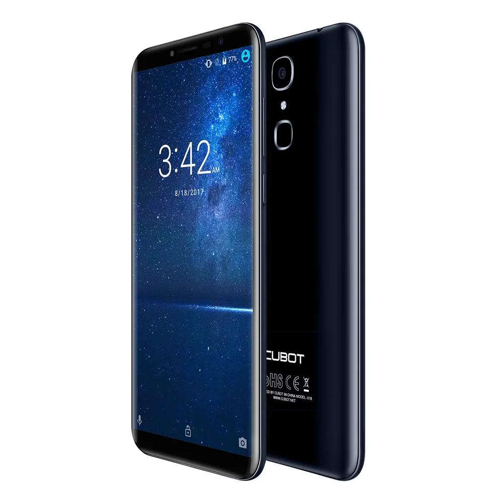Оригинальный Cubot X18 4G Смартфон Android 7 0 5 дюймов MTK6737T 4 ядра 1 ГГц 3 Гб оперативной