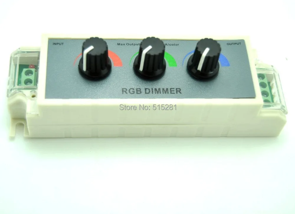 BSOD RGB Led контроллер Диммер DC12-24V 3A 3 CMOS Слив-открыть для 3528/5630/5050RGB полосы или RGB лампы