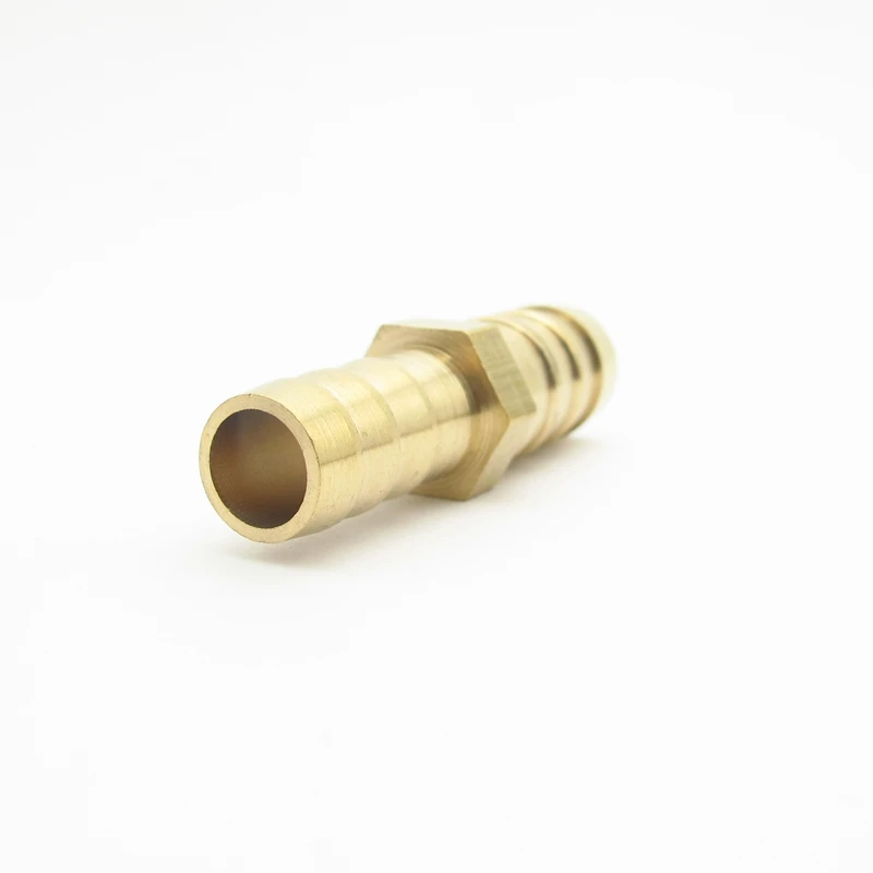 

14mm Hose Barb x 10mm Hose Barb Brass Barbed Pipe Fitting Reducer Coupler Connector Adapter For Fuel Gas Water