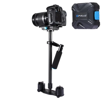 

DHL Free PULUZ S60T Max 2.5kg 60cm Carbon Fiber Handheld Stabilizer Steadicam for Camcorder Camera Video DSLR Carbon Fiber