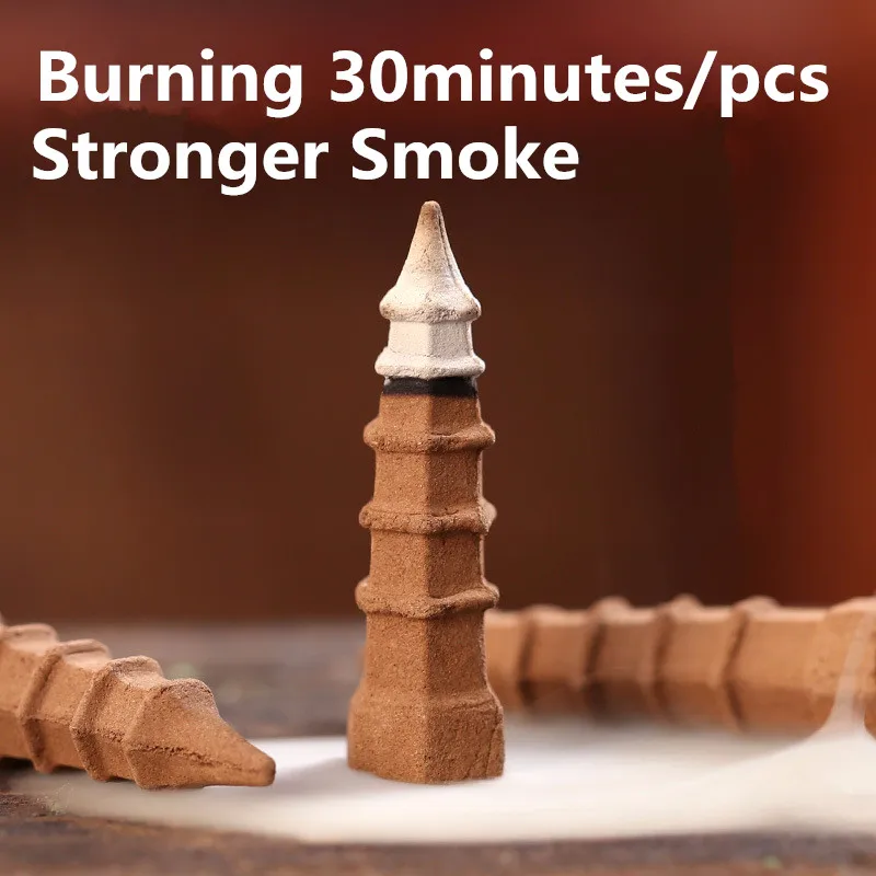 10pcs Box Tower Backflow Incense Cones Burning Time About 30 Minutes Incense Incense Burners Aliexpress