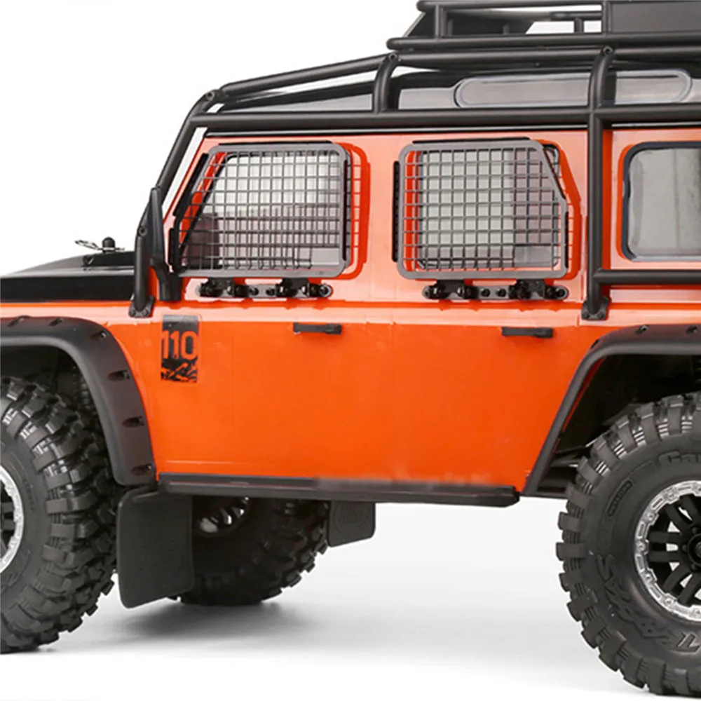 

GRC Folding Turnover Metal Window Guard Mesh / Door Protective Net for 1/10 Crawler TRX4 D90 D110 DIY Upgrade RC Parts