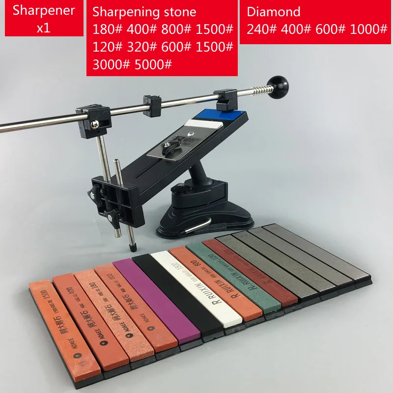 Профессиональная точилка для ножей Ruixin Pro II, система заточки ножей шеф-повара, точилка для кромок, точильный камень
