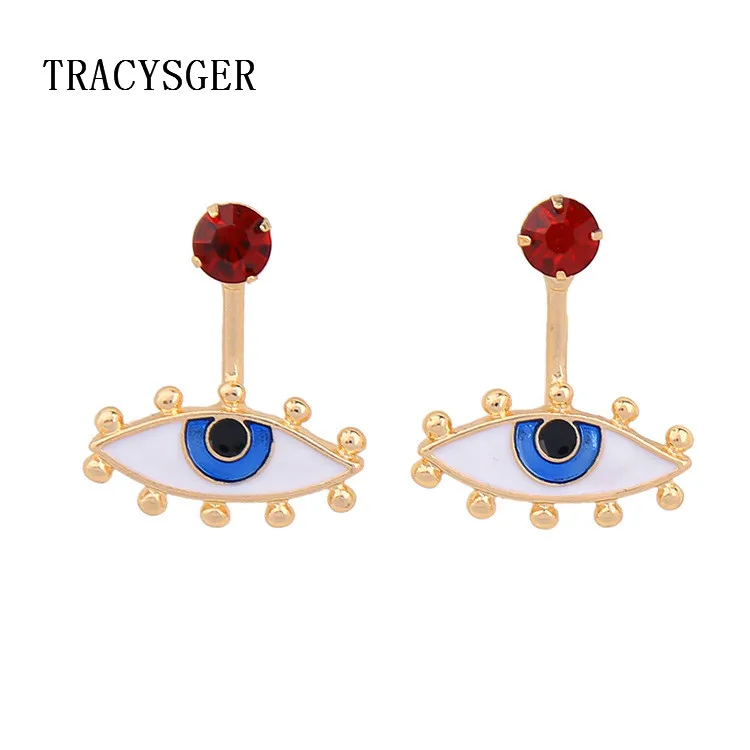 

AB-ed00467b/TRACYSGER / vintage devil eyle's ear jackets