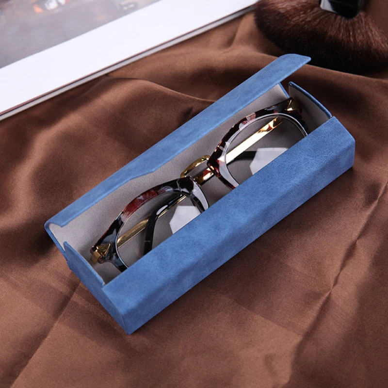 

Sell Hard Glasses Cases lens Case Solid Box Sunglasses Leather Optical Handmade Storage funda gafas Eyewear Accessories