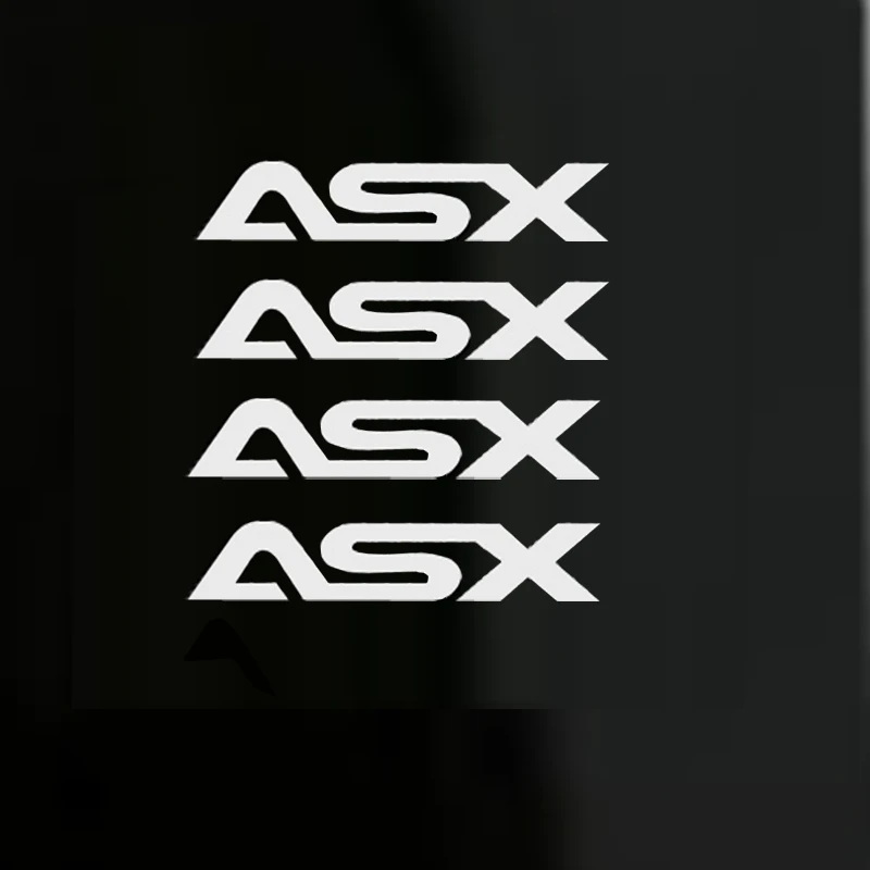 4 шт./лот стикер для автомобиля MITSUBISHI ASX 2011 2012 2013 2014 2015 автомобильные