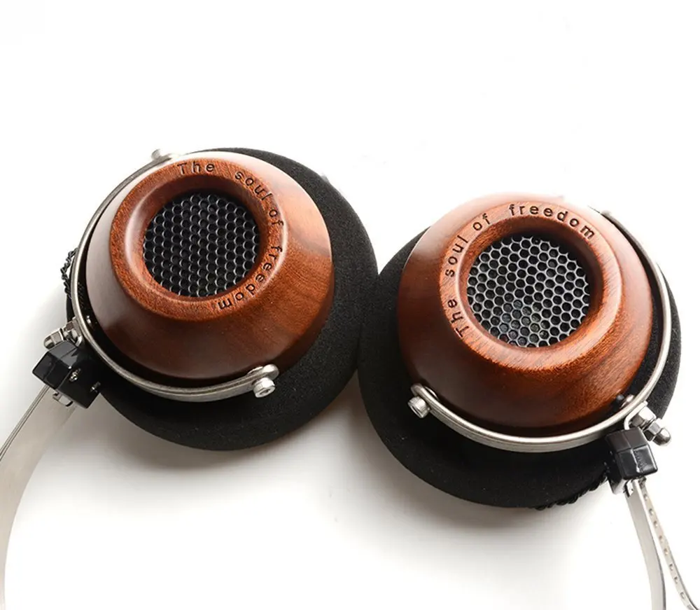 semi-aberto, de madeira, estéreo, 57mm driver 3.5mm