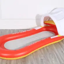 160*90 см надувные матрац плавательный матрац для отдыха с солнцезащитным козырьком