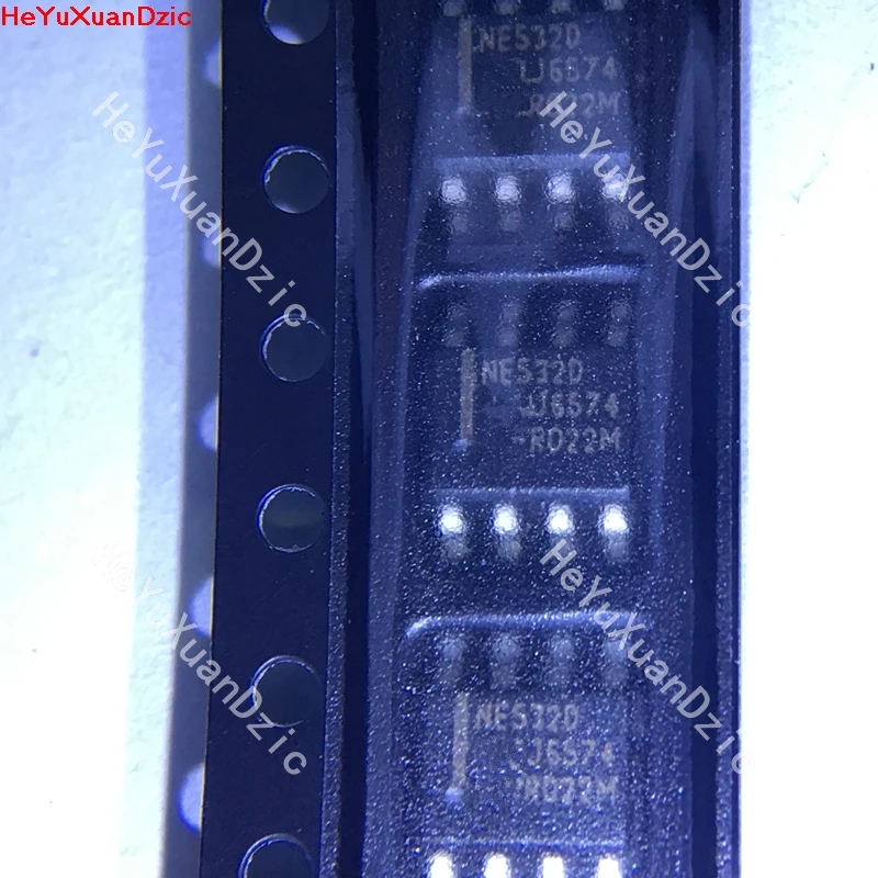 

HeYuXuanDzic 40Pcs/Lot NE532D NE532 532D 532 SOP-8 Dual operational amplifier New Original Product
