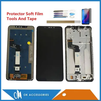 

With Frame 6.26 Inch For Xiaomi Redmi Note 6 Pro LCD Display+Touch Screen Digitizer Black White Color With Kits