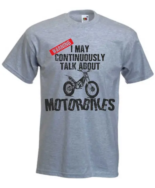 Motorbike Motocross Trial Trail Dirt Biking T Shirt Top TShirt Size S